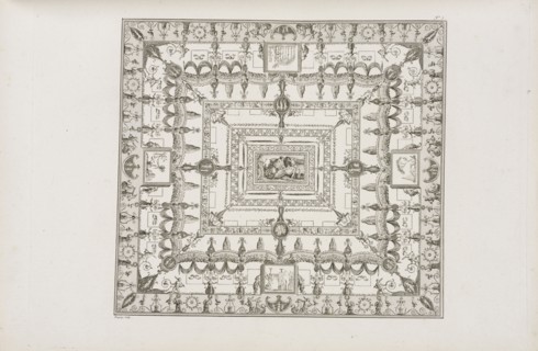 Plate 5, Collection des tableaux et arabesques antiques, trouvés à Rome dans les ruines des thermes de Titus