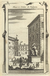 Place and Statue de Pasquin, Rome moderne: première ville de l'Europe: avec toutes ses magnificences et ses delices