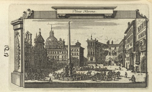Place Navone, Rome moderne: première ville de l'Europe: avec toutes ses magnificences et ses delices: nouvellement