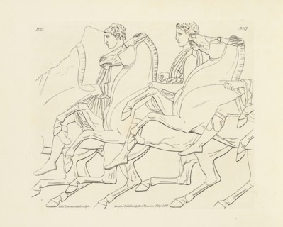 Plate 25, Elgin marbles from the Parthenon at Athens: exemplified by fifty etchings, selected from the most beautiful