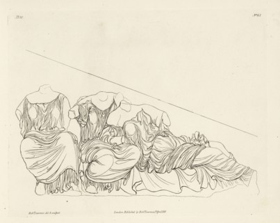 The Fates, Elgin marbles from the Parthenon at Athens: exemplified by fifty etchings, selected from the most beautiful