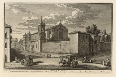 Chiesa di S. Clemente, Delle magnificenze di Roma antica e moderna, Vasi, Giuseppe, 1710-1782, Engraving, 1747-1761, plate 51