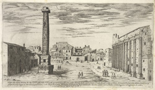 I vestigi dell' antichità di Roma, Du Pérac, Etienne, d. 1604, Engraving, 1575, plate 24