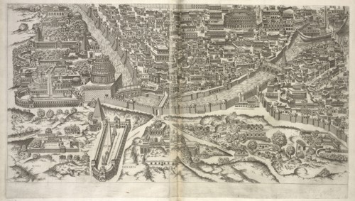 I vestigi dell' antichità di Roma, Du Pérac, Etienne, d. 1604, Engraving, 1575, plate 23