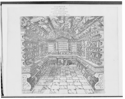 Frontispiece, Musaeum Franc. CalceolarI iun. veronensis, Bertoni, Giovanni Battista, Ceruti, Benedetto, d.1620, Viscardi