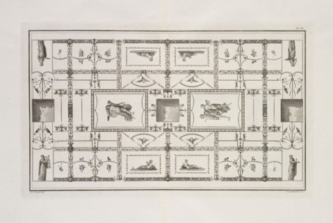 Tavola IX, Le antiche camere esqviline, dette comvnemente delle Terme di Tito, Romanis, Antonio de, Engraving, 1822