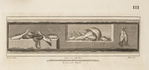 Tavola XXI, Delle antichità di Ercolano, Engraving, 1757-1792, Plate 21, located on page 111. Inscribed at lower left, Vanni