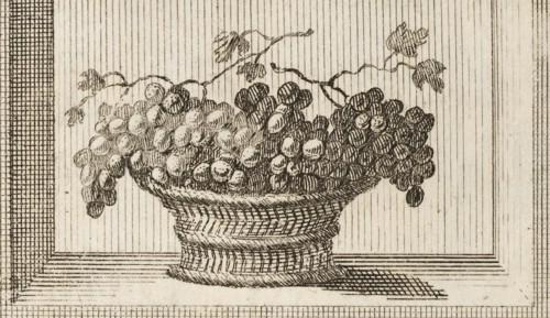late 19, detail, Delle antichità di Ercolano, Baiardi, Ottavio Antonio, 1694-1764, Engraving, 1757-1792, Detail of upper left