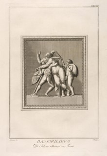 Bassorilievo: Di Sileno ubbriaco con Fauni, Il museo Pio-Clementino, Visconti, Ennio Quirino, 1751-1818, Visconti, Giovanni