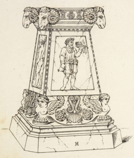 Plate 58. An Altar from Cavacippi, A collection of antique vases, altars, paterae, tripods, candelabra, sarcophagi, andc.