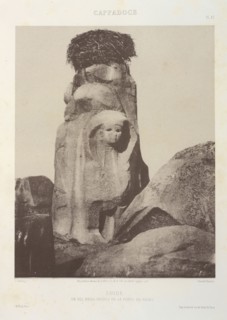 Cappodoce Euiuk: un des pieds-droits de la porte du palais, Exploration archéologique de la Galatie et de la Bithynie: d'une