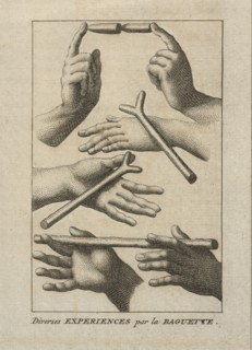 Various Experiments with a Rod, Ceremonies et coutumes religieuses de tous les peuples du monde, Engraving, 1723-1743