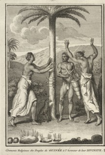 Religious Ceremony of the People of Guinea in Honor of their Deity, Ceremonies et coutumes religieuses de tous les peuples du