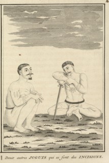 Another Two Yogis Who Cut Themselves, Ceremonies et coutumes religieuses de tous les peuples du monde, Picart, Bernard, 1673