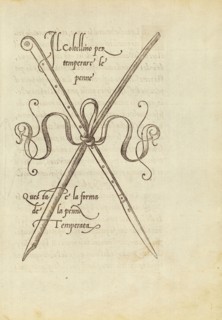 La operina di Ludouico Vicentino, da imparare di scriuere littera cancellarescha. Arrighi, Ludovico degli, Woodblock, 1522-1523