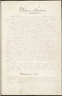 French textile manuscript, ca. 1820, This manuscript, an instruction manual for a school associated with a manufactory