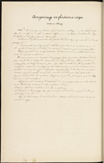 French textile manuscript, ca. 1820, ca. 1820, an instruction manual for a school associated with a manufactory