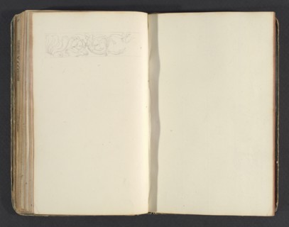 Sketchbook, Percier, Charles, 1764-1838, pencil, ink, wash, 1790, The sketchbook, attributed to the architect Charles Percier