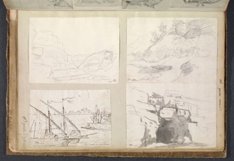 Album 11, David, Jacques-Louis, 1748-1825, pencil, charcoal, ink and wash, 1775-1785