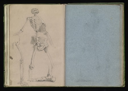 Roman sketchbook, Gauffier, Louis, 1761-1801, pencil, pen and black and brown ink, grey and brown wash, and black and white