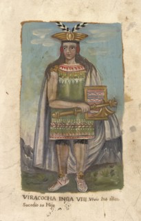 Portraits of Inca kings and an Inca queen, oil on vellum, not before 1825, full-length portraits of Inca rulers