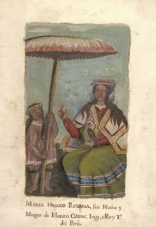 Portraits of Inca kings and an Inca queen, oil on vellum, not before 1825, full-length portraits of Inca rulers