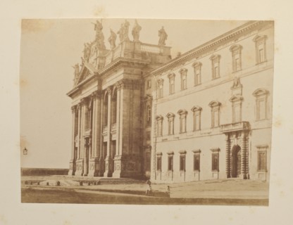San Giovanni in Laterano, Fotografi di Roma 1849, Lecchi, Stefano, 19th century, c. 1849, salted paper prints, 43 x 31 cm