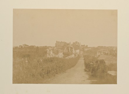 Porta S. Pancrazio di Villa Corsini, Fotografi di Roma 1849, Lecchi, Stefano, 19th century, c. 1849, salted paper prints