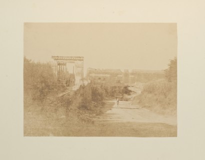 Mura di Roma presso la Breccia, Fotografi di Roma 1849, Lecchi, Stefano, 19th century, c. 1849, salted paper prints, 43 x 31 cm