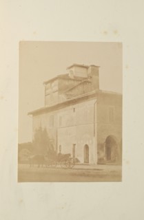 Casino in Villa Borghese, Fotografi di Roma 1849, Lecchi, Stefano, 19th century, c. 1849, salted paper prints, 43 x 31 cm