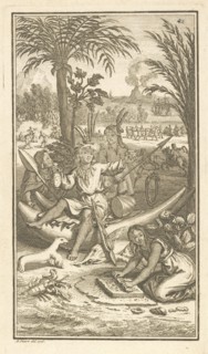 Frontispiece, Relation du voyage de la mer du Sud aux cotes du Chili, du Perou, et du Bresil, fait pendant les années 1712, 1713