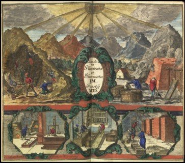 Pandora illustrata et illuminata I.M Faustÿ M.D. Joh. Michaelis Faustij Compendium alchymist. novum, sive, Pandora explicata