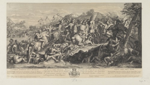 Crossing of the Granicus, Battles of Alexander, Audran, Benoît, 1661-1721, Audran, Jean, 1667-1756, Le Brun, Charles, 1619-1690