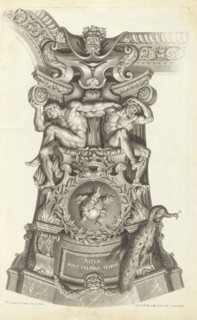 Alter post fvlmina terror, Engravings of frescoes at Versailles and St. Cloud, Mignard, Pierre, 1612-1695, Poilly, Jean-Baptiste