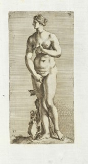 Venus Aphroditis in Hortis Mediceis, Segmenta nobilium signorum e statuaru, Perrier, François, 1590?-1656?, Engraving, 1638