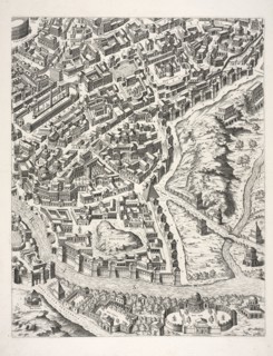 Urbis Romae Sciographia ex Antiquus Monumentis Accuratiss. Delineata. Collection of maps of Rome, Du Pérac, Etienne, d. 1604