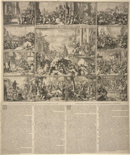 TIRANNIEN TEGEN DE GEREFORMEERDEN IN VRANKRYK, Romeyn de Hooghe etchings, 1667-ca. 1700, Hooghe, Romeyn de, 1645-1708, Etching