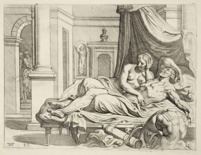 Scene from the Galerie d'Ulysse in Fontainebleau, Les trauaux d'Vlysse, Abate, Nicolò dell', ca. 1509-1571, Primaticcio