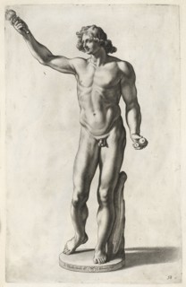 Una statua antica ristaurata nuda, si crede d'un Apollo, Galleria Givstiniana del marchese Vincenzo Givstiniani, Bloemaert