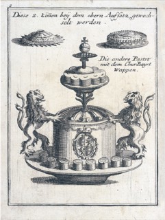 Die andere Pastet mit dem Chur. Bayre. Wappen, Neues saltzburgisches Koch-Buch: für hochfürstliche und andere vornehme Höfe