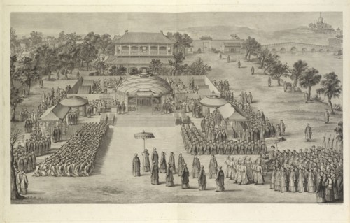 Kaiyan chenggong zhu jiangshi, Suite des seize estampes représentant les conquêtes de l'empereur de la Chine, China
