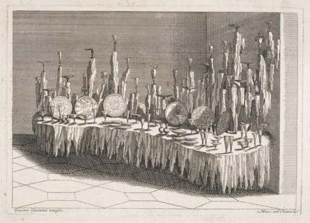 Display of crystal and glass vessels, Disegni del convito fatto dall'illustrissimo signor senatore Francesco Ratta