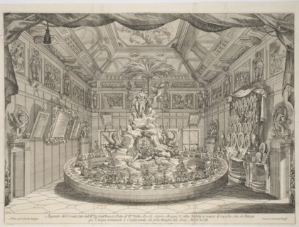 Eccelsi signori Anziani, et altra nobilita in numero di 64 nella sala del palazzo gia Vizzani, terminando il confalonierato
