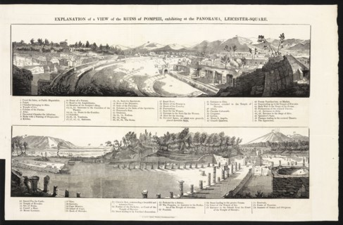 Explanation of a view of the ruins of Pompeii, exhibiting at the Panorama, Leicester-Square, Description of a second view