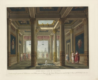 Atrio della casa di Salustio, Raccolta di varie decorazioni sceniche inventate ed eseguite per il R. Teatro alla Scala di Milano