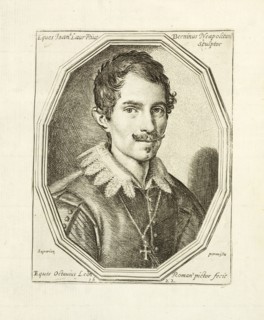 Eques. Joan.s Laurentius Berninus Neapolitan. sculptor, Ritratti di alcuni celebri pittori del secolo XVII, Amidei, Fausto