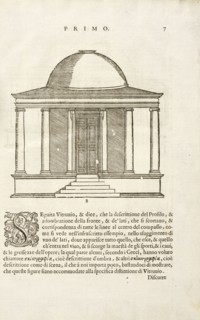 Rotonda, I dieci libri d'architettvra, Rusconi, Giovanni Antonio, 16th cent., Woodcut, 1660