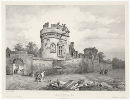 Manoir de Nollent, près Caen dit Tour des gens-d'armes, Normandie - 2me partie, Voyages pittoresques et romantiques dans l'