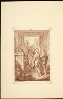 Catalogue raisonne et figure de ses tableaux, La Galerie Électorale de Düsseldorf, Pigage, Nicolas de, 1723-1796, Red crayon