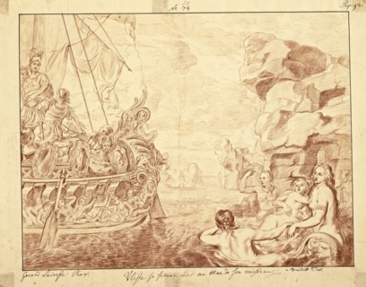 Catalogue raisonne et figure de ses tableaux, La Galerie Électorale de Düsseldorf, Pigage, Nicolas de, 1723-1796, Red crayon